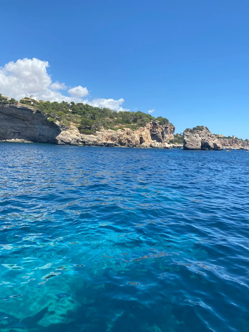 Successful Sailing - Sea and rocky mountains