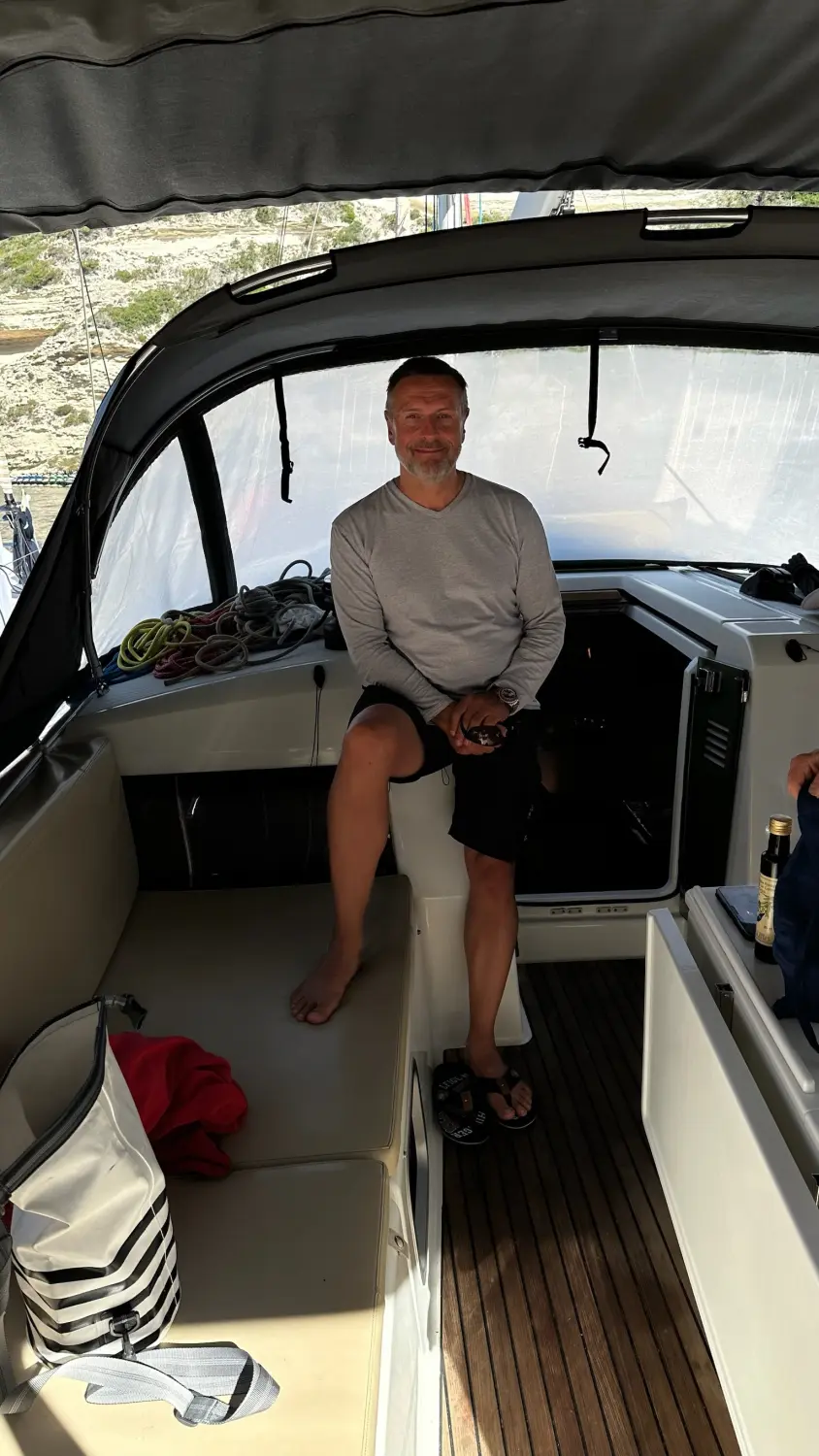 Successful Sailing - Skipper Thomas Lindloff is in the boat