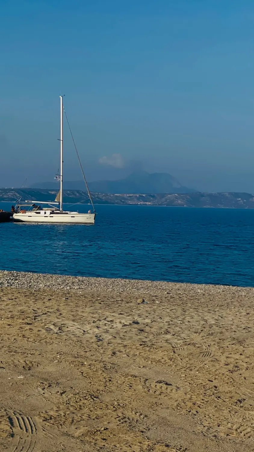 Successful Sailing - Boat in the sea