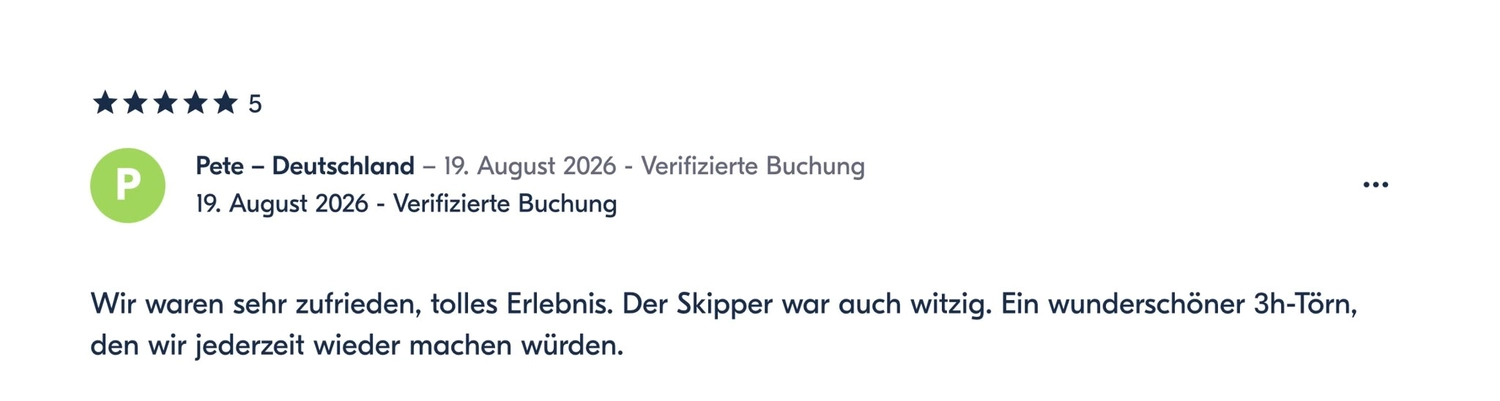 Successful Sailing - Kundenbewertung Bild