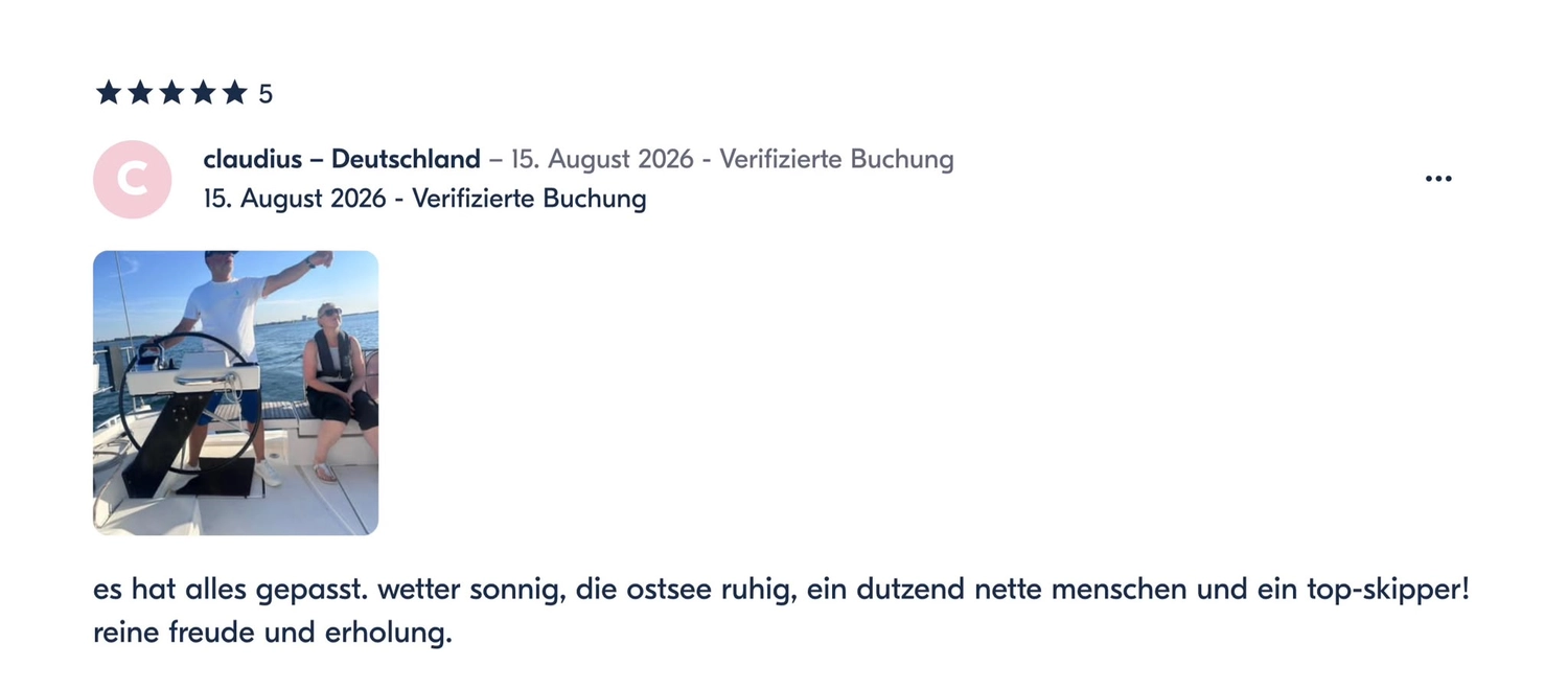 Successful Sailing - Kundenbewertung Bild